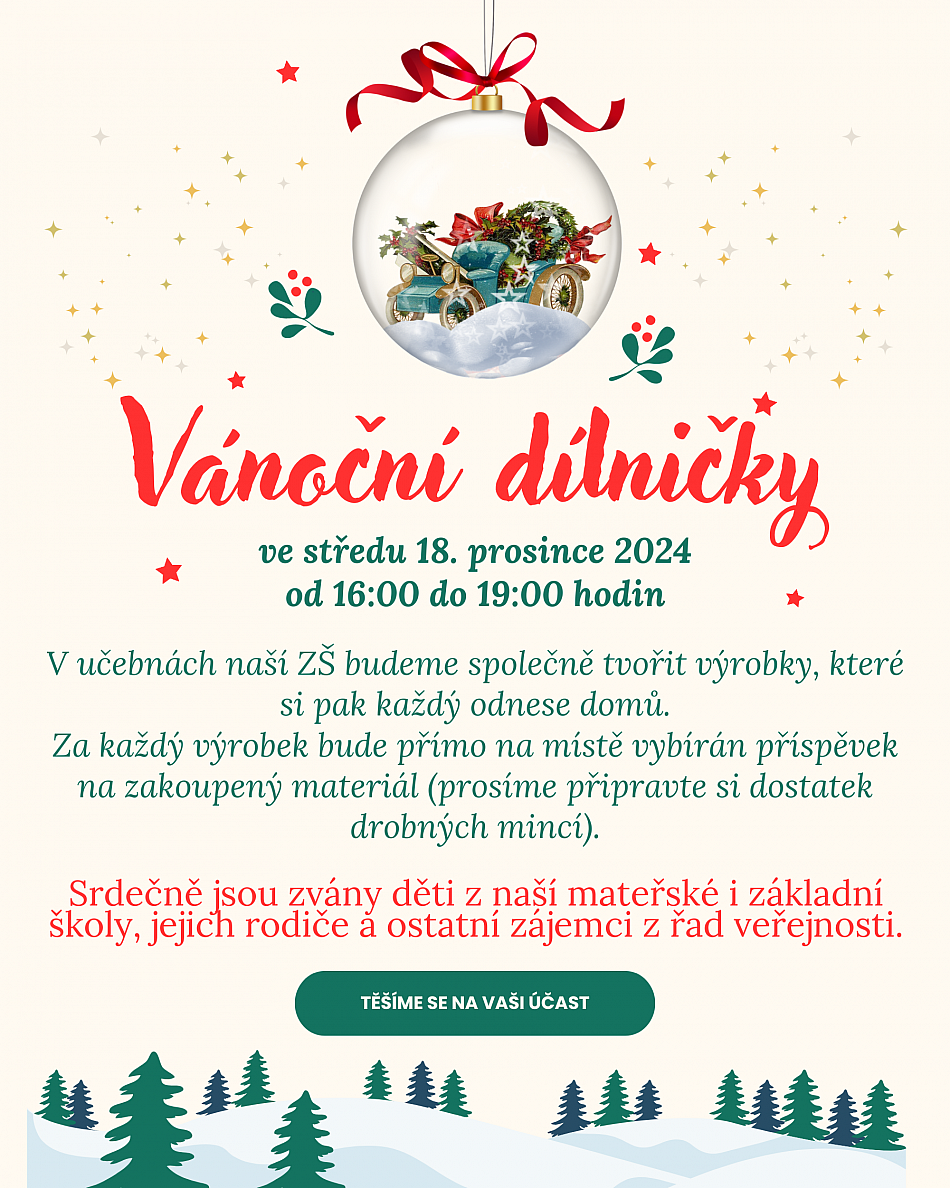 Vánoční dílničky 18.12.2024