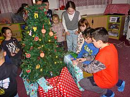 Ježíšek ve školní družině 19.12.2024, foto: Nepivodová Dana, Švec Jan